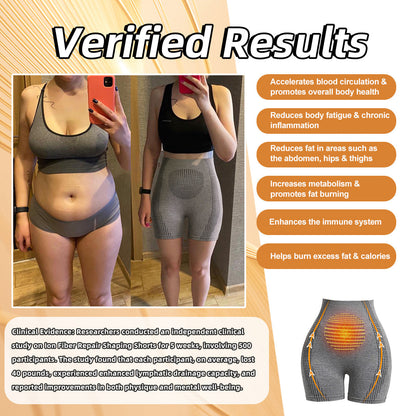 【 💃Magasin officiel de la marque 🔥】PEARLMOON™ Shorts de Modelage Ioniques, Tissu confortable et respirant, Contenant du tissu de Turmalin(Remise limitée dans le temps, 30 minutes restantes🔥)