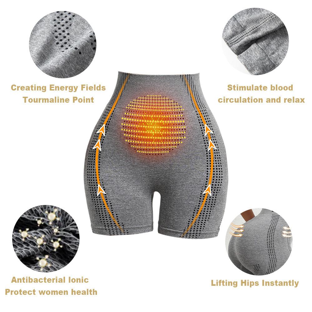 【 💃Magasin officiel de la marque 🔥】PEARLMOON™ Shorts de Modelage Ioniques, Tissu confortable et respirant, Contenant du tissu de Turmalin(Remise limitée dans le temps, 30 minutes restantes🔥)