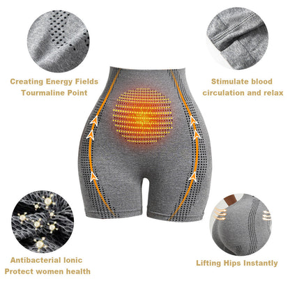 【 💃Magasin officiel de la marque 🔥】PEARLMOON™ Shorts de Modelage Ioniques, Tissu confortable et respirant, Contenant du tissu de Turmalin(Remise limitée dans le temps, 30 minutes restantes🔥)